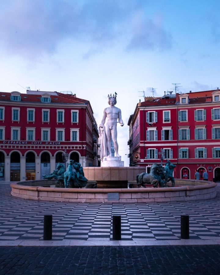 Nice Renting - Pairoliere - Spacious Flat - Old Nice - Massena - Terrace Bagian luar foto