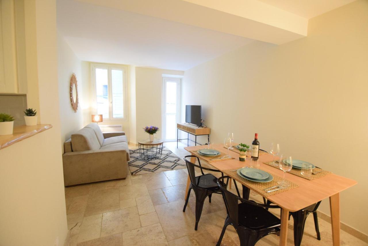 Nice Renting - Pairoliere - Spacious Flat - Old Nice - Massena - Terrace Bagian luar foto